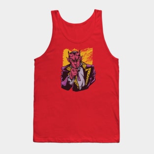 Pointing Lucifer Tank Top